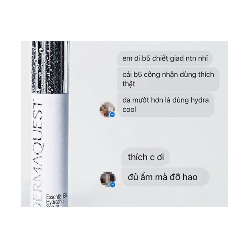 Serum phục hồi cấp ẩm DermaQuest Essential B5 Hydrating 29.6ml