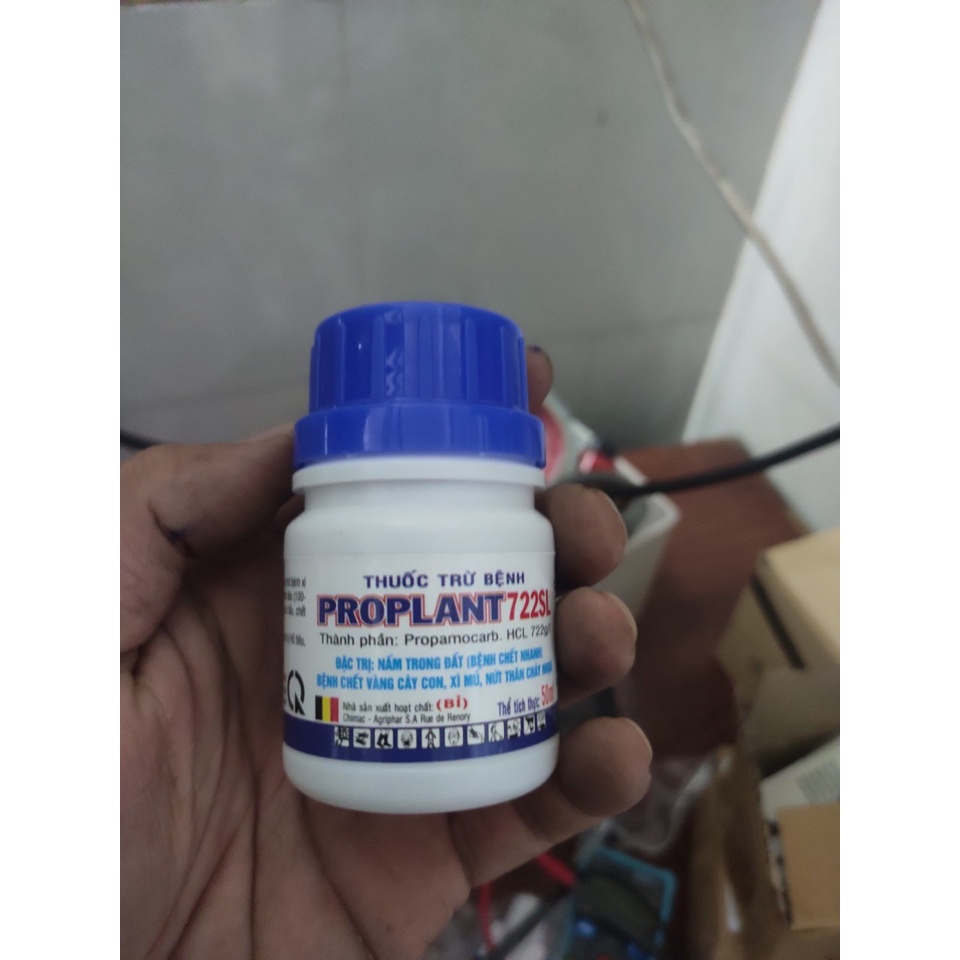 thuốc trị thối lá, vàng lá, đốm lá Prolant chai 50ml (nhập khẩu bỉ) hoạt chất Propamocarb