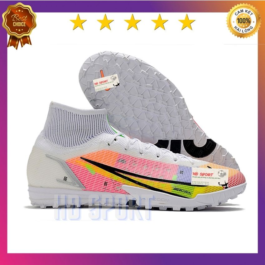 Giày Đá Bóng, Giày Đá Banh Sân Cỏ Nhân Tạo Mercurial Superfly 9 Elite TF