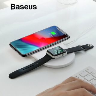 Đế sạc không dây cho Apple Watch & Smart phone Baseus 2 in 1 ( Chính Hãng )