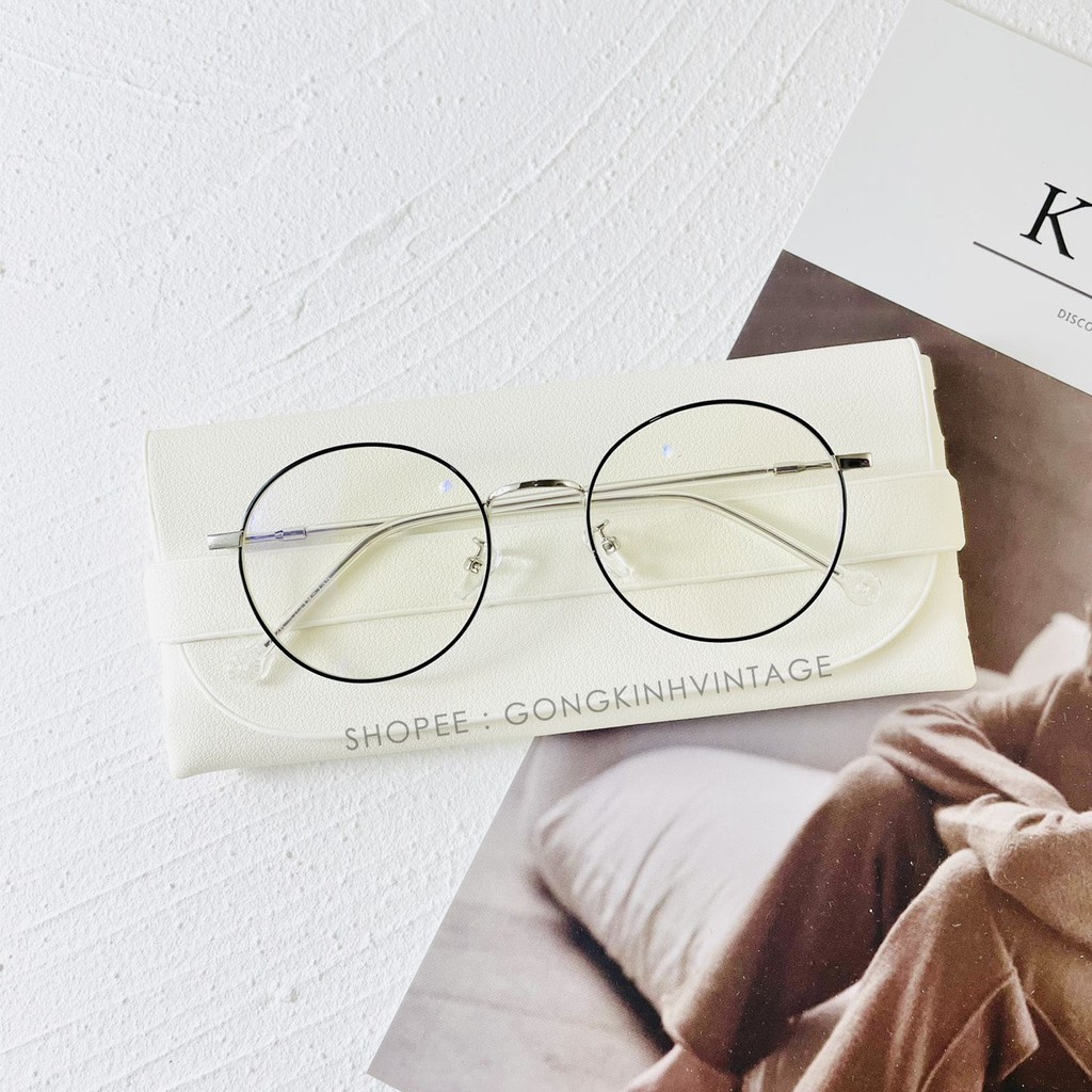 Gọng kính cận nữ , chất liệu kim loại tròn mảnh nhẹ 2626 Fiveminutes Unisex Nam nữ | BigBuy360 - bigbuy360.vn
