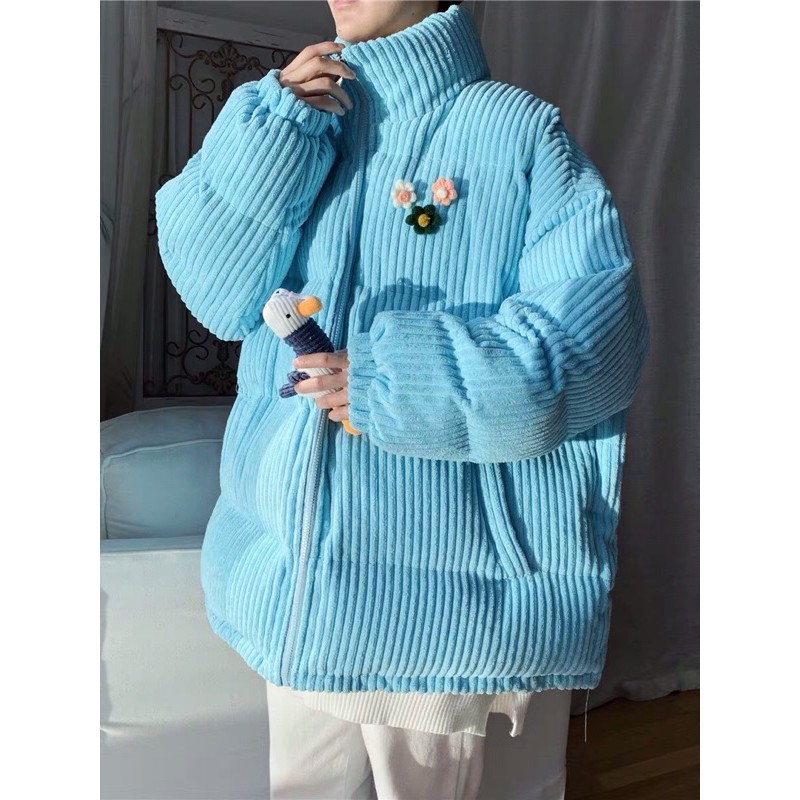 Áo khoác phao nhung con vịt unisex nam nữ Ulzzang siêu cute siêu ấm ❤️