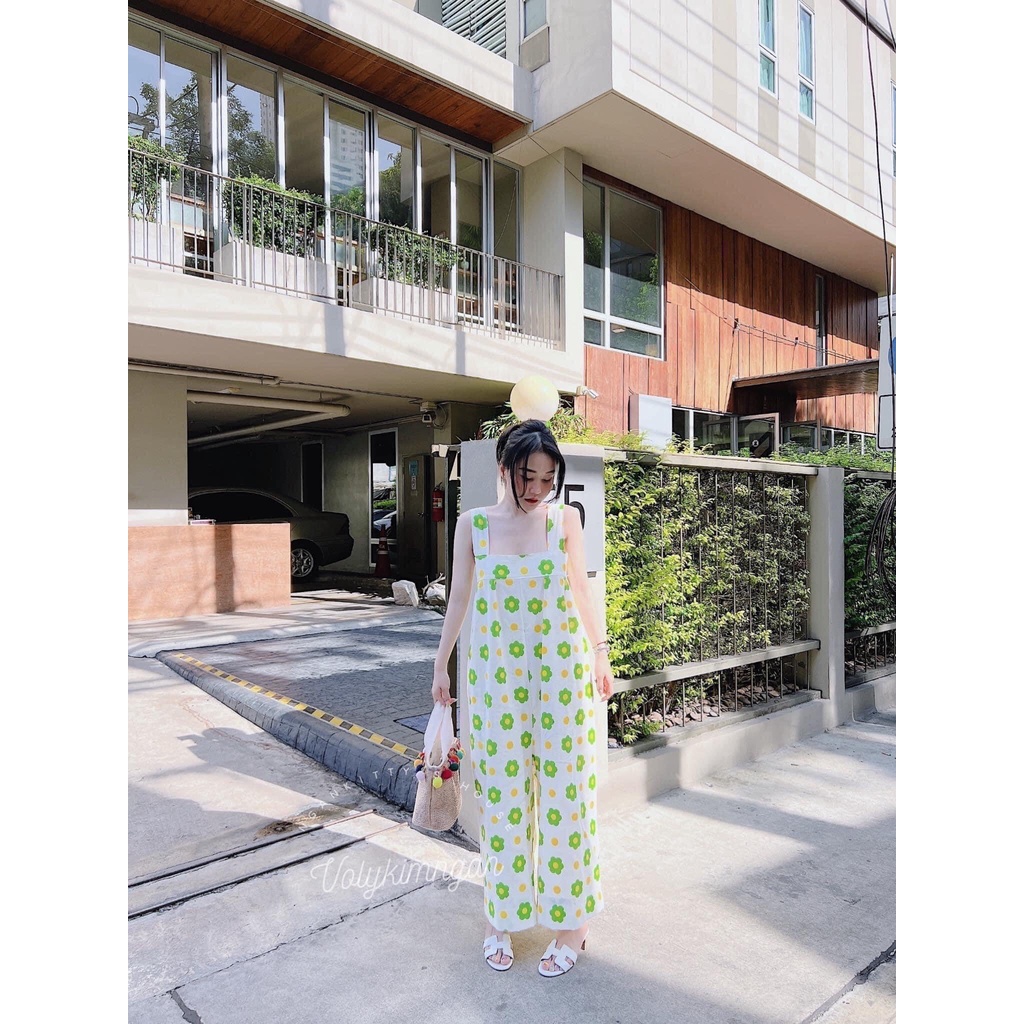 Jumpsuit Đồ Bay Dáng Rộng Màu Sắc Thời Trang Mùa Hè Cá Tính Thái Lan