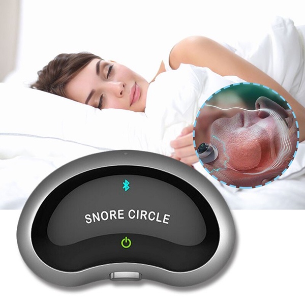 Máy Chống Ngáy Ngủ, Thiết Bị Chống Ngủ Ngáy Cao Cấp Snore Circle HT56, Kết Nối Bluetooth, Đem Lại Giấc Ngủ Ngon