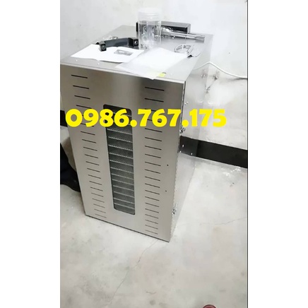 Máy sấy thực phẩm công nghiệp 20 tầng công suất 1500w 3 quạt gió - Sấy hoa quả làm detox- Sấy làm khô gà, sấy dược liệu,