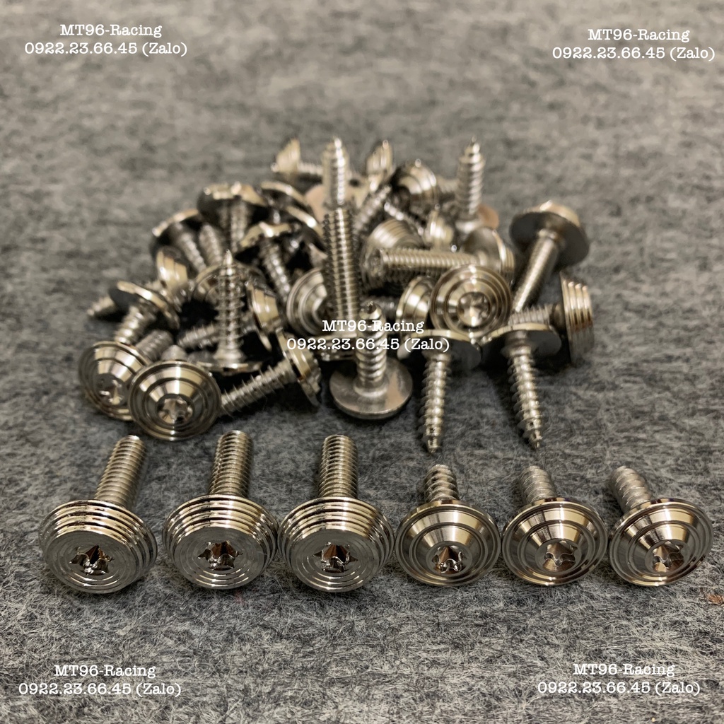 Full Bộ Ốc Áo Salaya V2 Cho Exciter 135 4s (2006-2010), Ex2010 Chuẩn Inox304 Siêu Bóng Không Gỉ Sét (Có Bảo Hành)