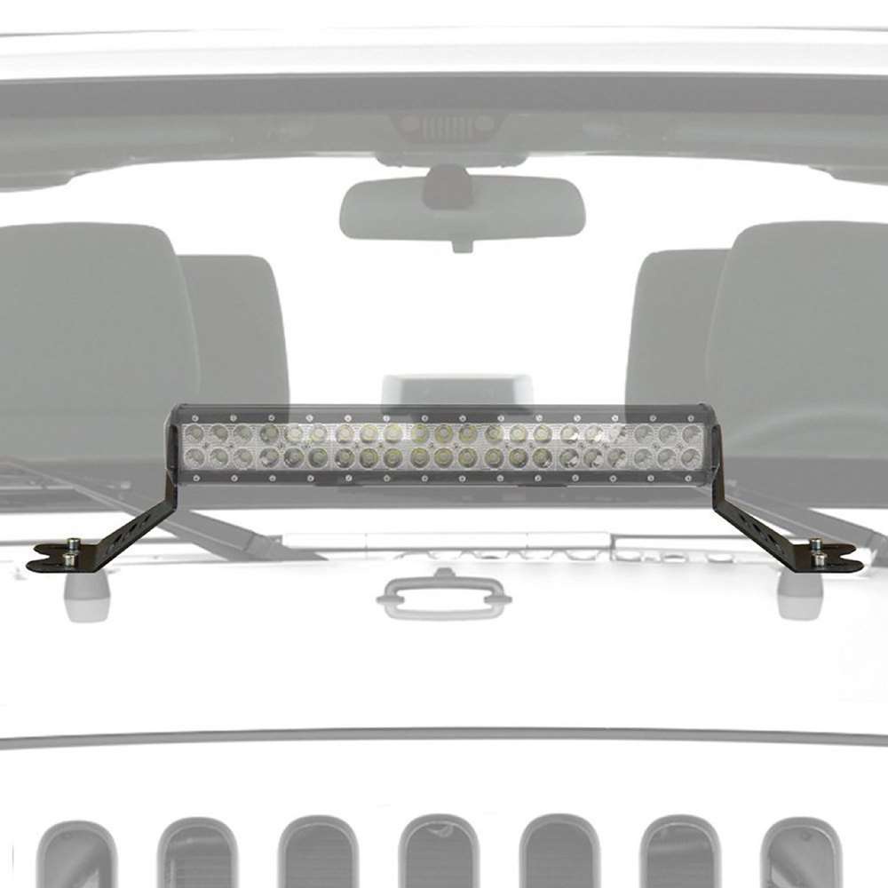 Set 2 Giá Đỡ Đèn LED 22inch Gắn Mui Xe Jeep-Wrangler JK 07-17