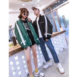 Áo Khoác Gió Nữ Form Rộng Phối Sọc Hot Hot AK25