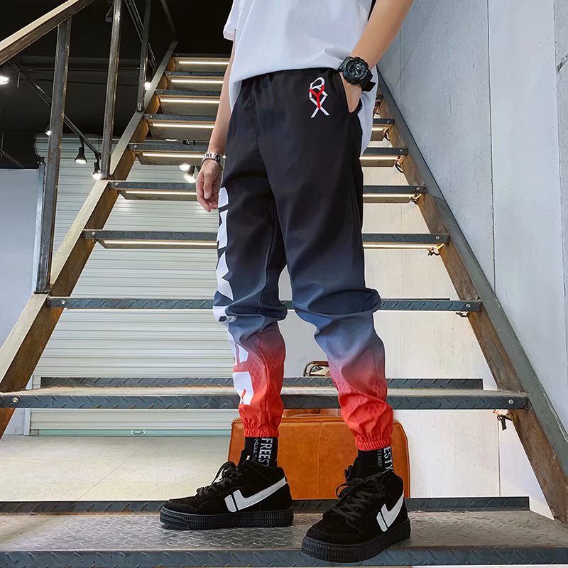 Men's dynamic style printed wide-legged pants | BigBuy360 - bigbuy360.vn