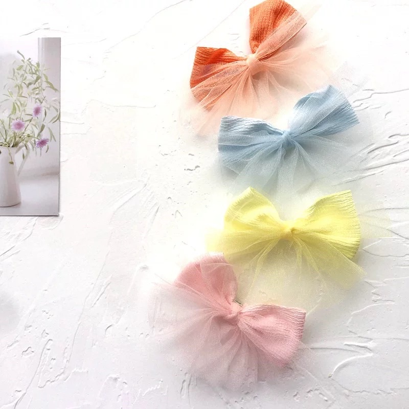 Kẹp tóc công chúa hình nơ xoè to cho bé gái, kẹp tóc mỏ vịt cho trẻ em