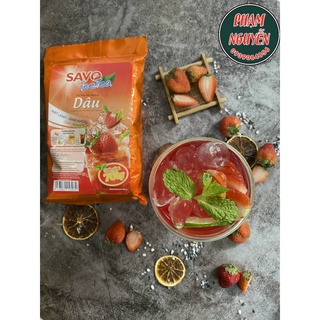 Trà dâu hòa tan savo túi 800g