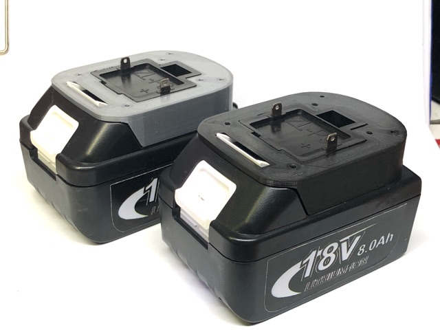 Chân đế  pin makita có tiếp điểm 14.4v - 18v