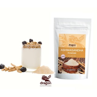 Nhân sâm Ấn Độ Ashwagandha hữu cơ Dragon Superfoods 200g