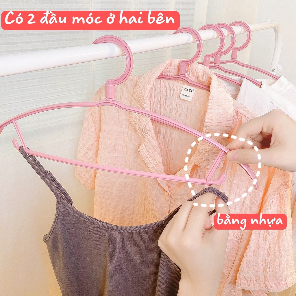 [Mã LIFE1003ALL giảm 10% đơn 50K] Móc treo quần áo trang trí màu pastel phong cách Hàn Quốc