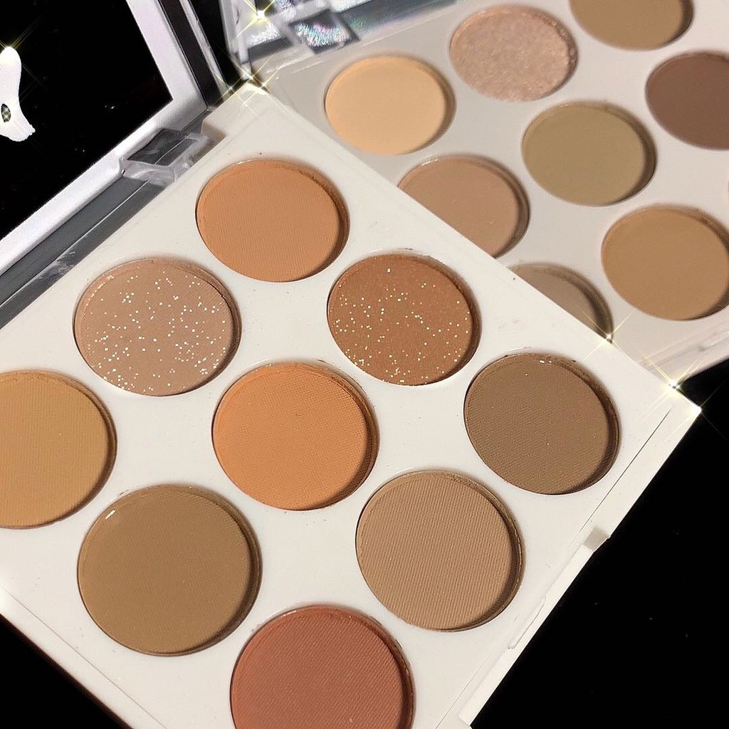 Bảng mắt Vịt trắng 9 màu MEALEA Eyeshadow Tray tone đất siêu hot trend MEAL02 | BigBuy360 - bigbuy360.vn