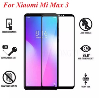 Kính cường lực màn hình Xiaomi Mi Max 3 - Kính cường lực độ cứng 9H keo toàn màn hình