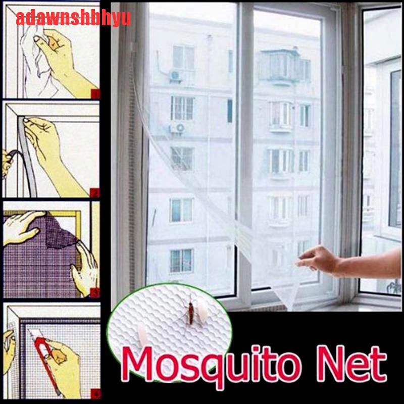 [adawnshbhyu]150x200cm Flying Curtain Insect Netting Mesh Self-adhesive Mosquito Net Screen