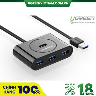 Bộ chia cổng USB 4 cổng 3.0 chính hãng Ugreen 20291 cao cấp