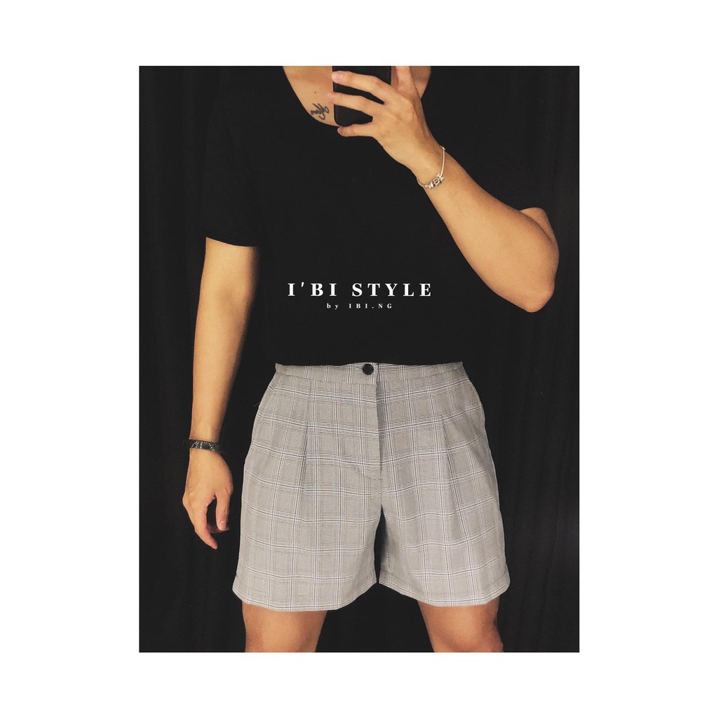 Quần Short Xám Form Trên Gối