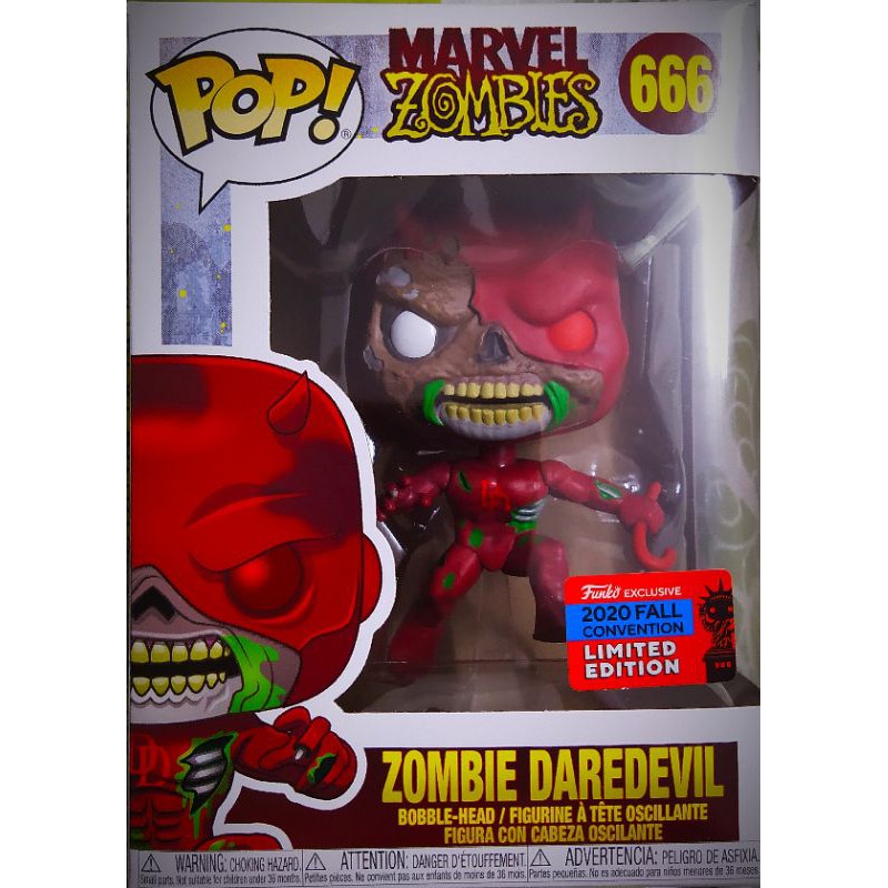 Funko Pop Marvel Zombies-Zombie Daredevil (2020FallCon)