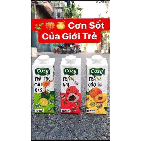 THÙNG TRÀ COZY 24 CHAI