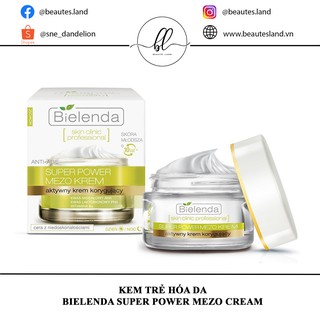 Kem dưỡng chống lão hóa Bielenda Super Power Mezo Cream
