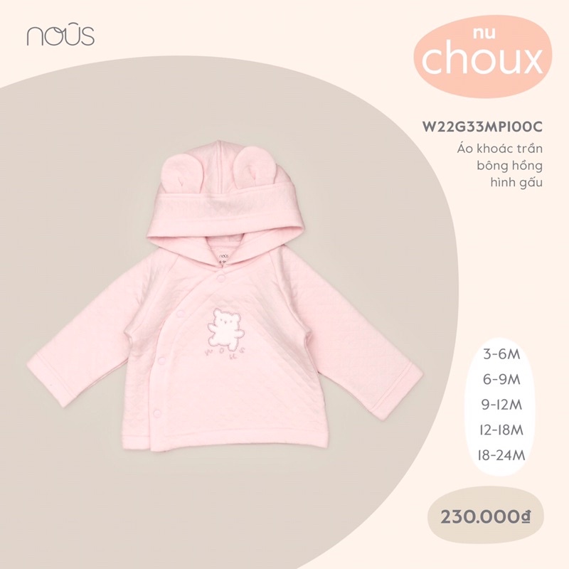 Áo khoác Nous trần bông các mẫu