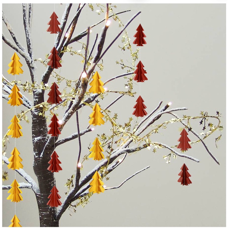 Dây cờ treo trang trí cây thông Noel