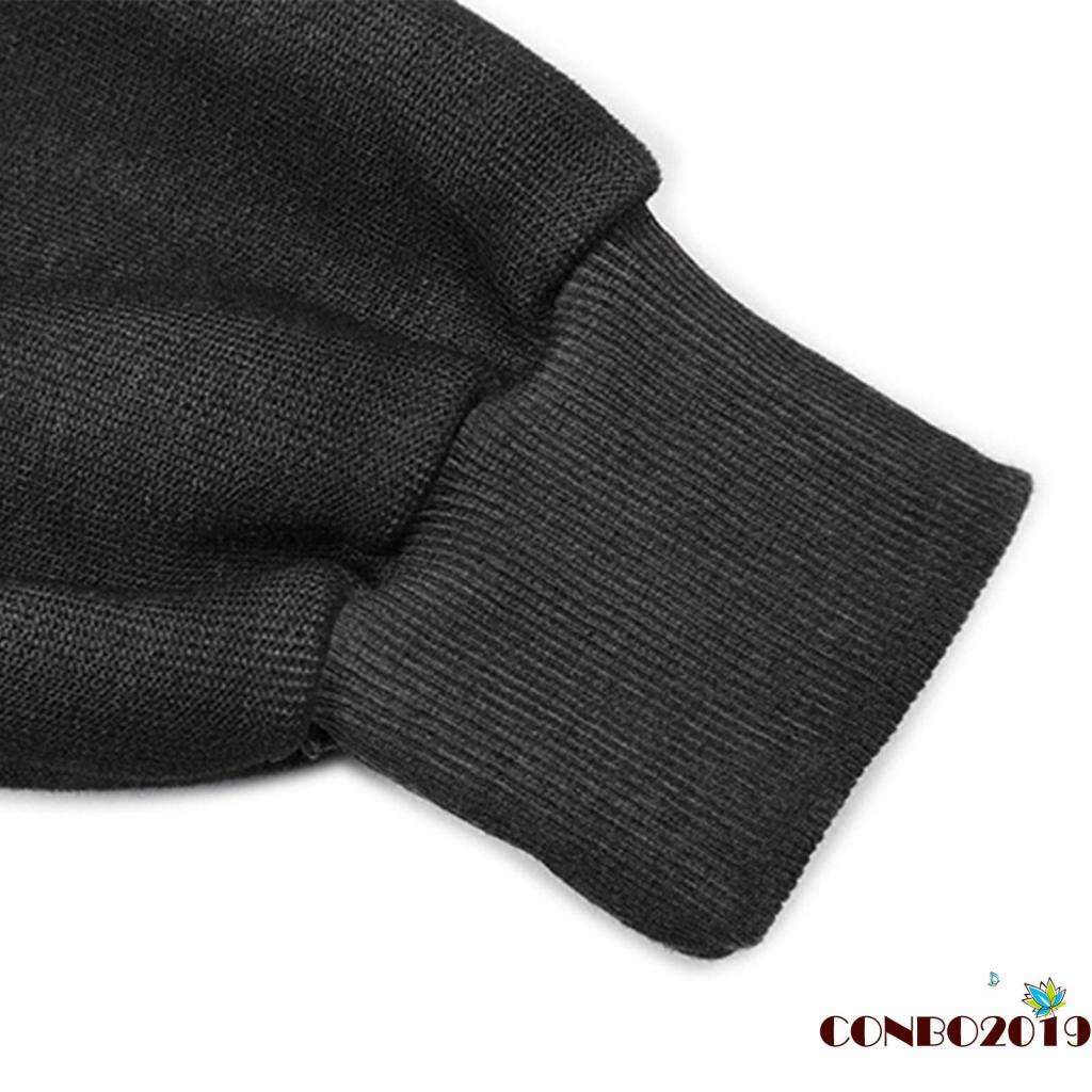Hgm- Áo Hoodie Tay Dài Dáng Rộng In Hình Quỷ Có Dây Kéo Cho Nữ