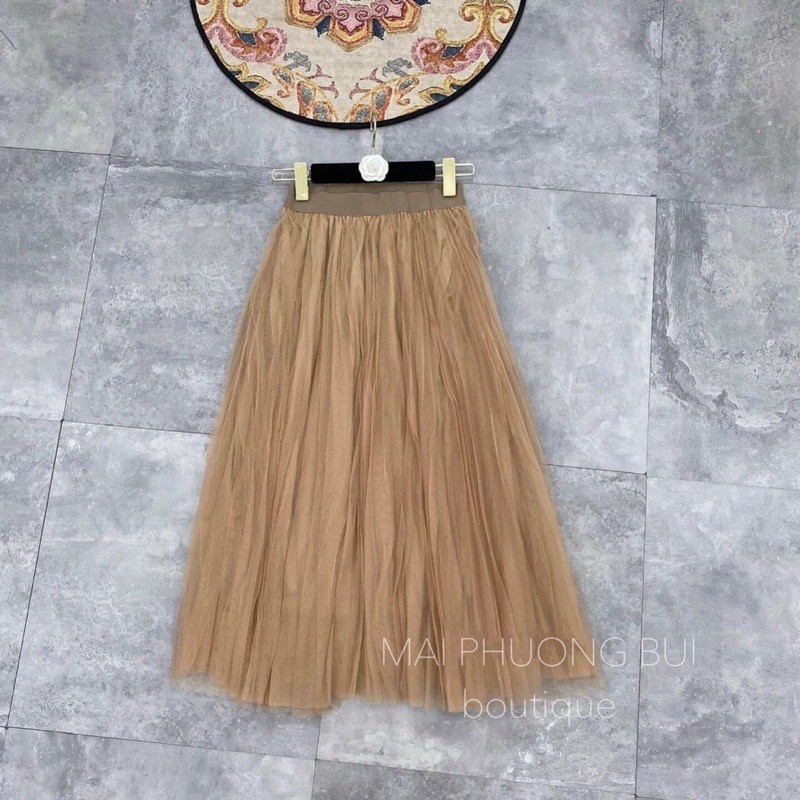 BÁN SỈ CHÂN VÁY MIDI LƯỚI 2 LỚP QCCC | BigBuy360 - bigbuy360.vn