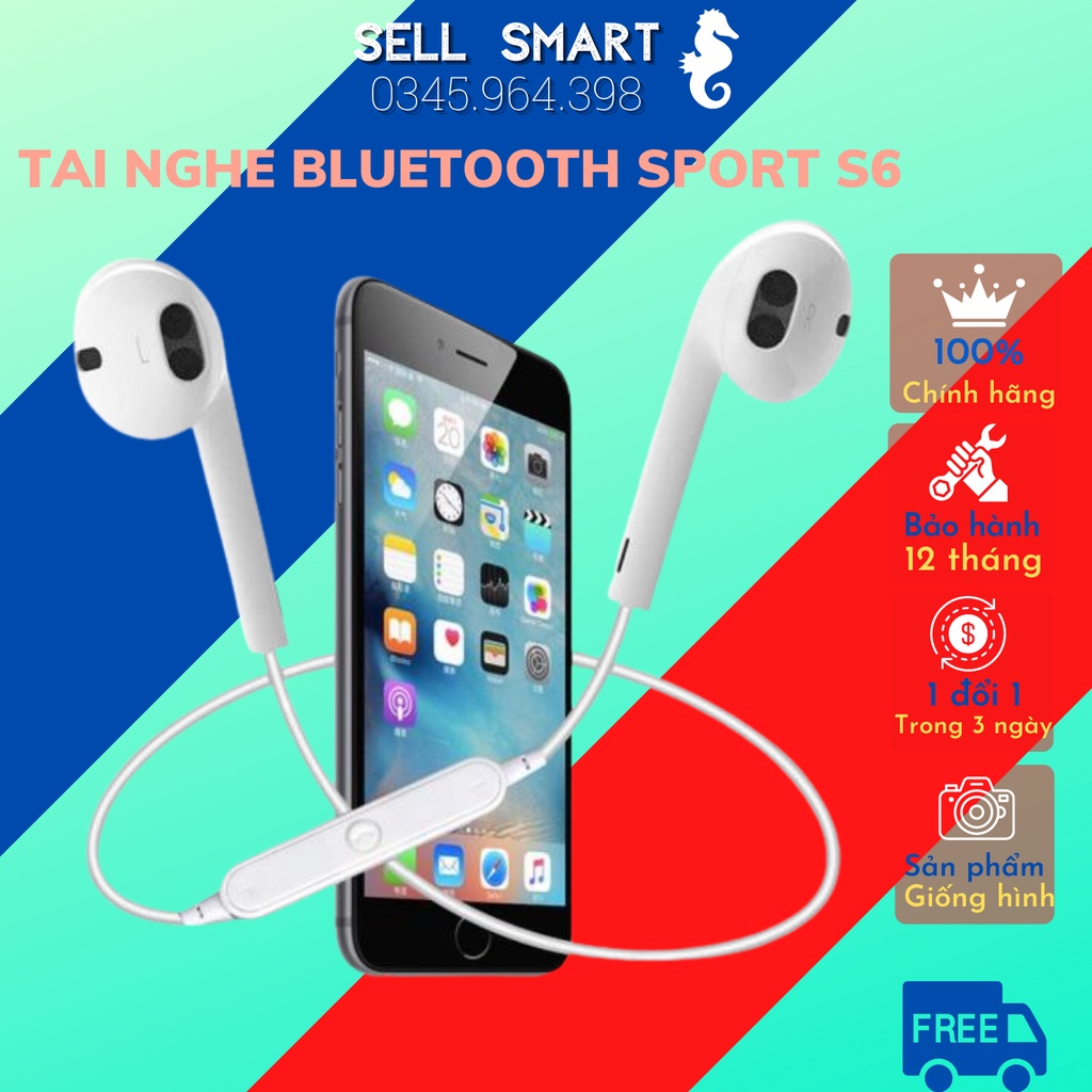 Tai nghe Bluetooth Sports Headset S6 - Sell Smart