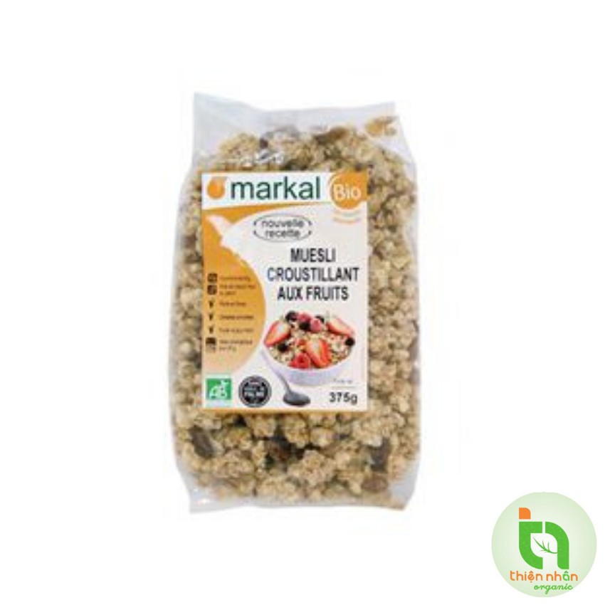 Date 03/09/2022 - Ngũ Cốc Giòn Trái Cây Hữu Cơ Muesli Crunchy Markal 375g