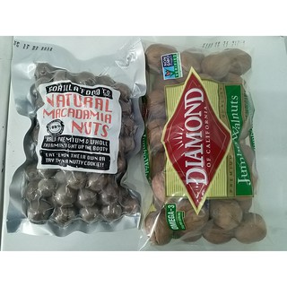 Combo 1 mắc ca mỹ - 1 óc chó mỹ