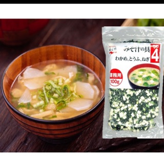 Canh rong biển đậu hũ sản xuát tại Nhật Bản