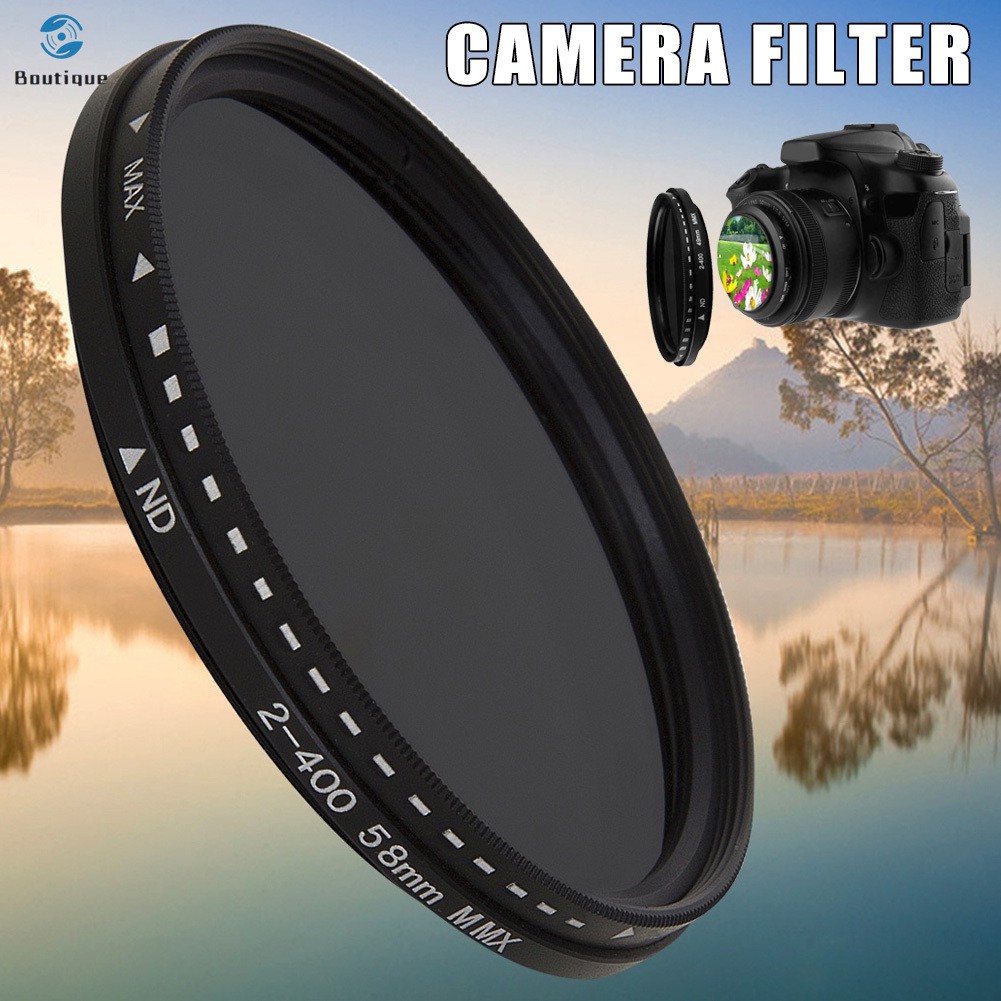 Kính lọc ND có thể điều chỉnh ND 2 sang ND400 tự nhiên cho ống kính camera