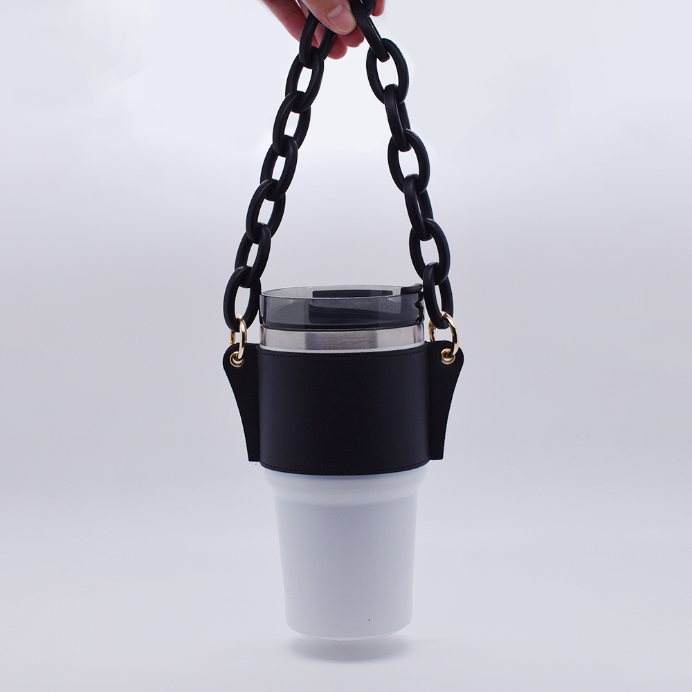 Bình Đựng Nước Có Dây Xích Màu Đen Cho Tyeso Tumbler 20Oz / 600ML Và 30OZ / 890ML
