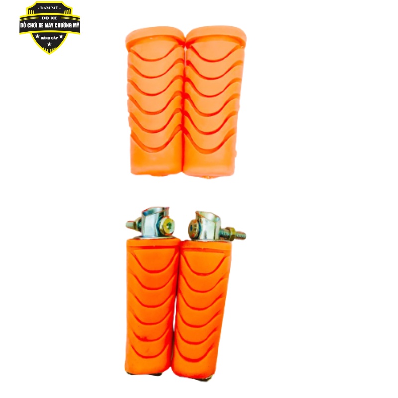 Cao Su Để Chân - Gác Chân Màu Trước Sau Wave 50cc - 110cc