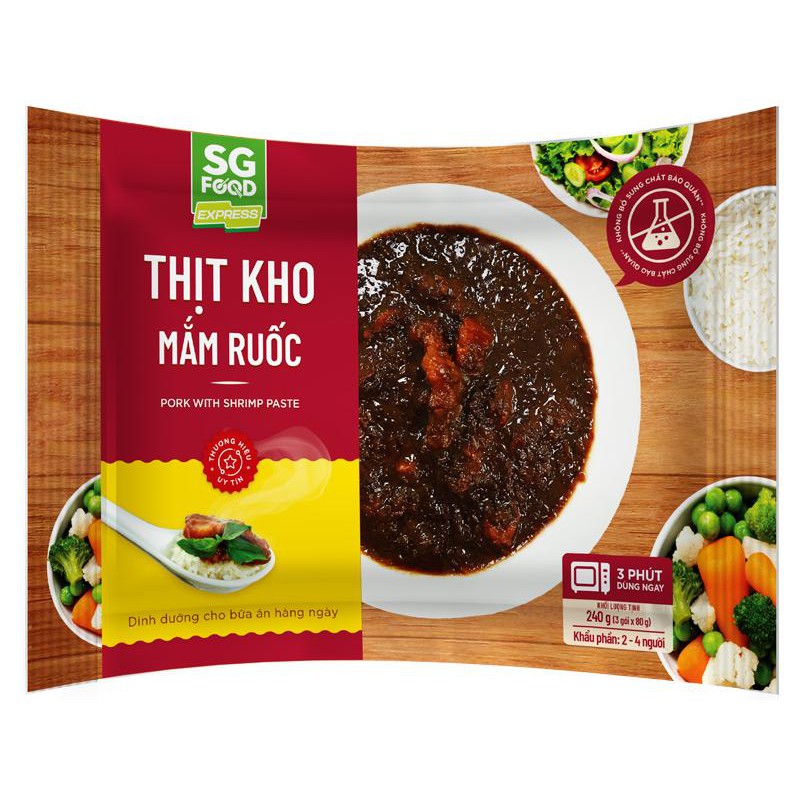 Thịt kho mắm ruốc SGF