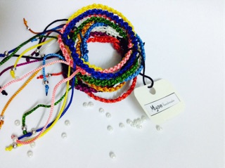 Combo 10 vòng tay handmade tết dây