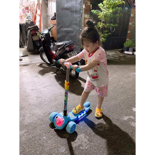 XE TRƯỢT SCOOTER BÁNH PHÁT SÁNG H1N