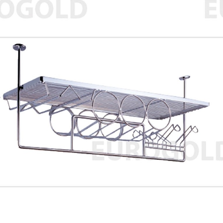 Giá treo ly quầy bar bằng chất liệu Inox Eurogold nhập khẩu | BigBuy360 - bigbuy360.vn