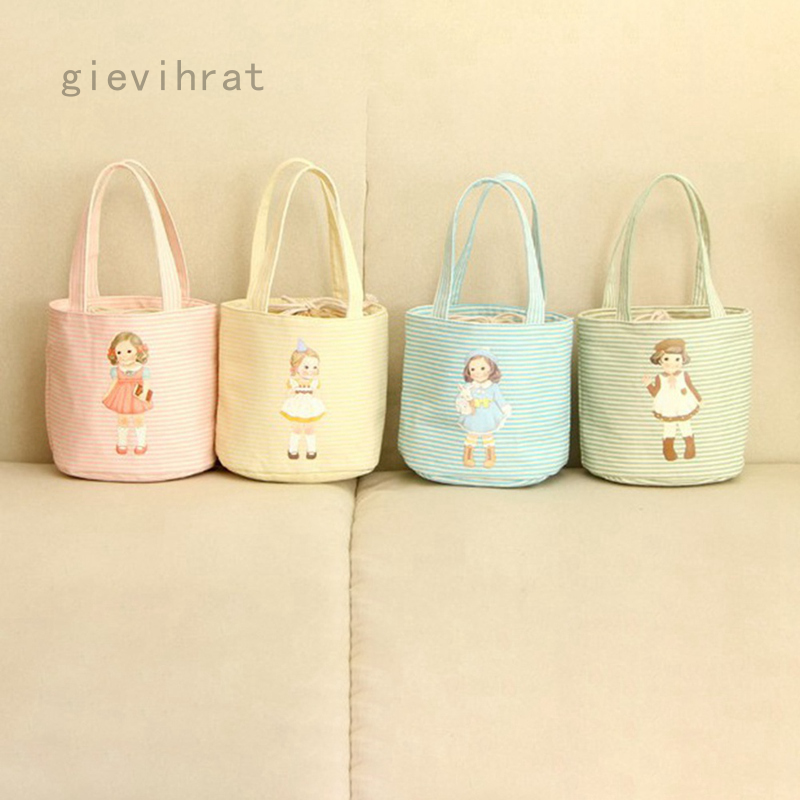 *Cute Girls Thermal Insulated Bags Tote Cooler Bag Bento Lunch Box Storage Case