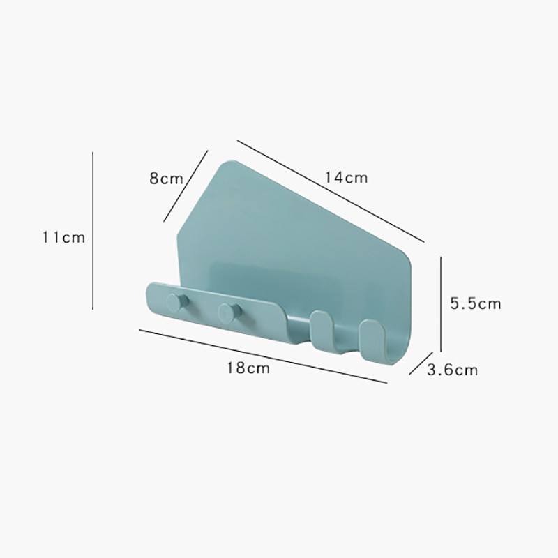 Giá đỡ phẳng gắn tường thích hợp cho IPAD XIAOMI với 4 móc treo tiện lợi#K0