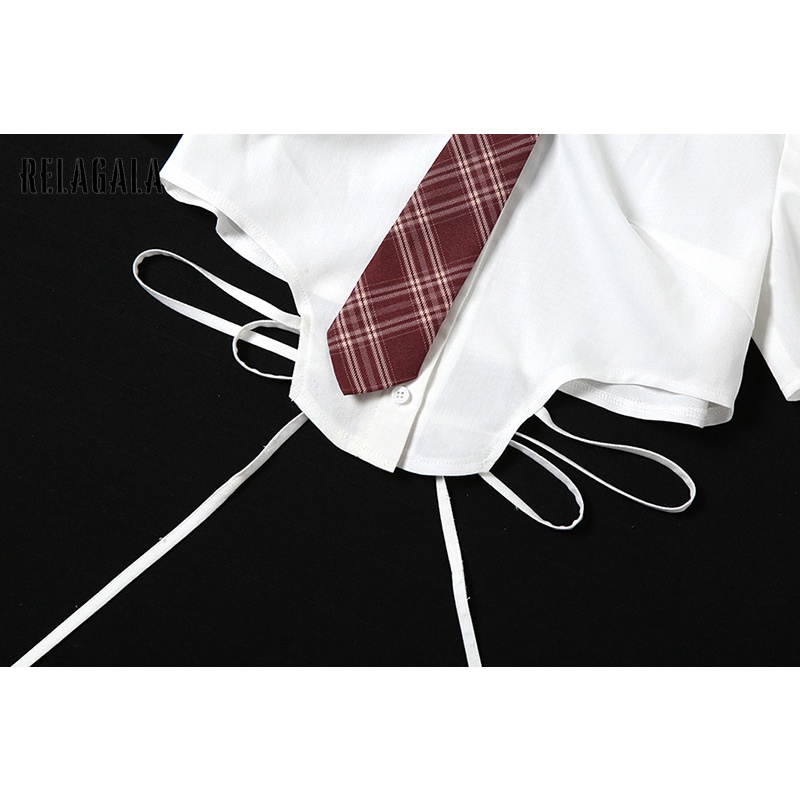 Áo Croptop Tay Ngắn Màu Trơn Dáng Ôm Thời Trang Xinh Xắn Cho Nữ