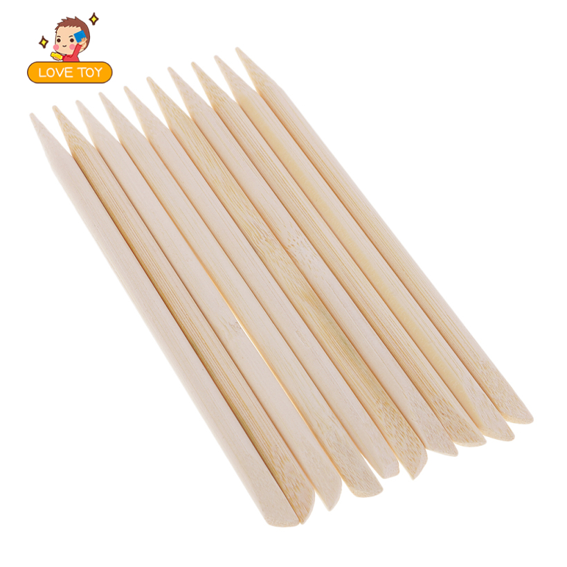[whgirl]10Pcs Bamboo Wooden Stylus Tools Ideal For DIY Children Scratch Art Surfaces