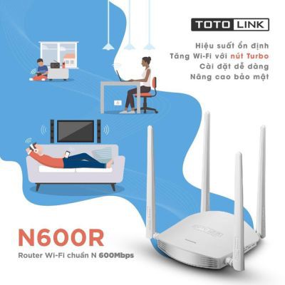 TOTOLINK N600R – Router Wi-Fi chuẩn N 600Mbps