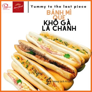 Bánh mì que vị khô gà lá chanh đặc biệt thơm ngon