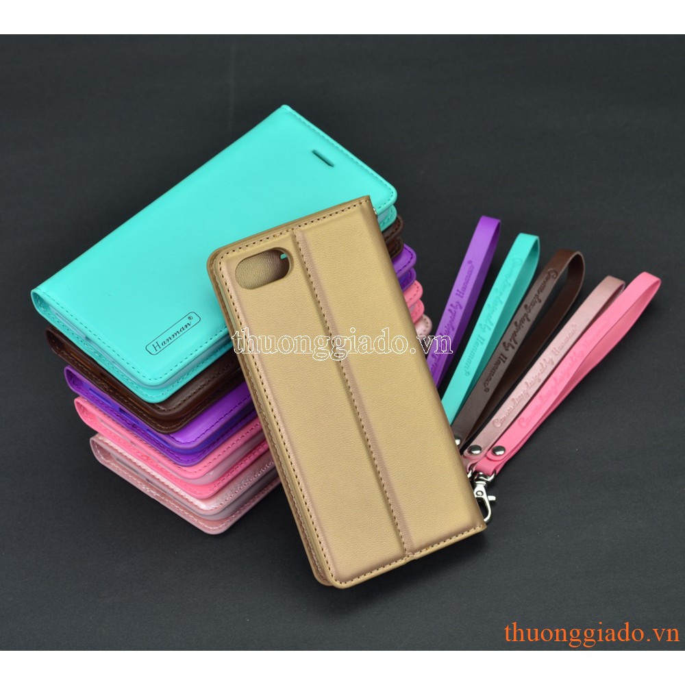 BAO DA CẦM TAY IPHONE 7 (4.7") (CANVAS DIARY, HANMAN)
