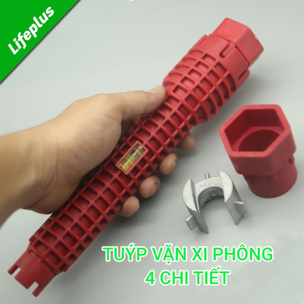 Cờ lê vặn xi phông góc hẹp 4 chi tiết