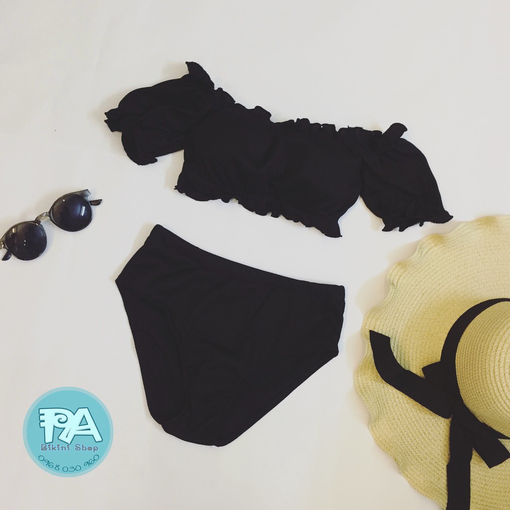 Bikini Hàn Quốc 2 mảnh trễ vai bèo | BigBuy360 - bigbuy360.vn